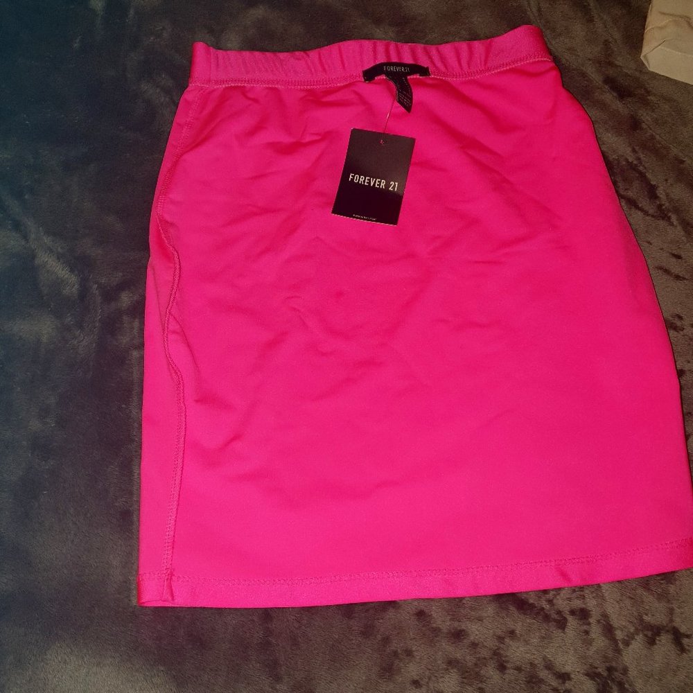 Pink Pencil Skirt